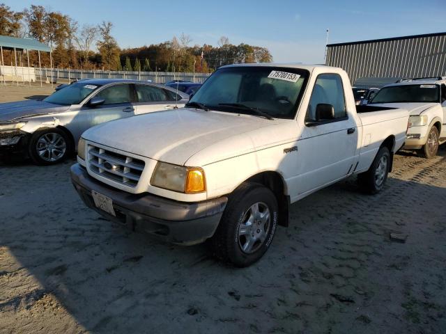 1FTYR10UX2TA69233 - 2002 FORD RANGER WHITE photo 1