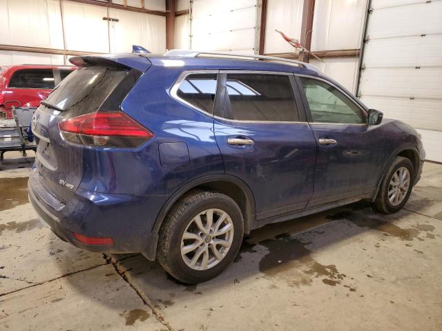 5N1AT2MVXHC801134 - 2017 NISSAN ROGUE SV BLUE photo 3