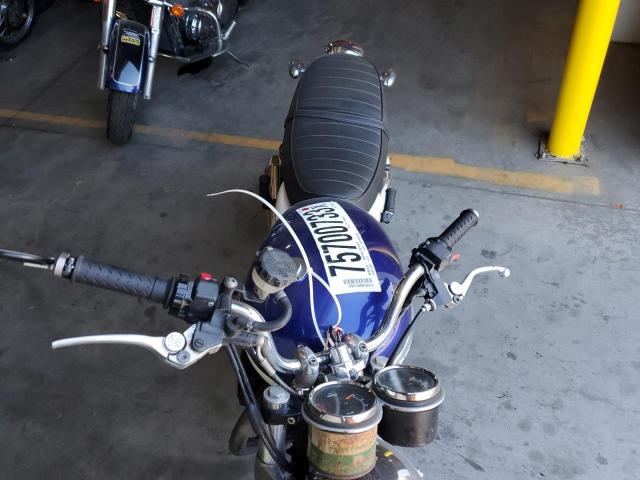 SMT900K12ET636536 - 2014 TRIUMPH MOTORCYCLE BONNEVILLE BLUE photo 5