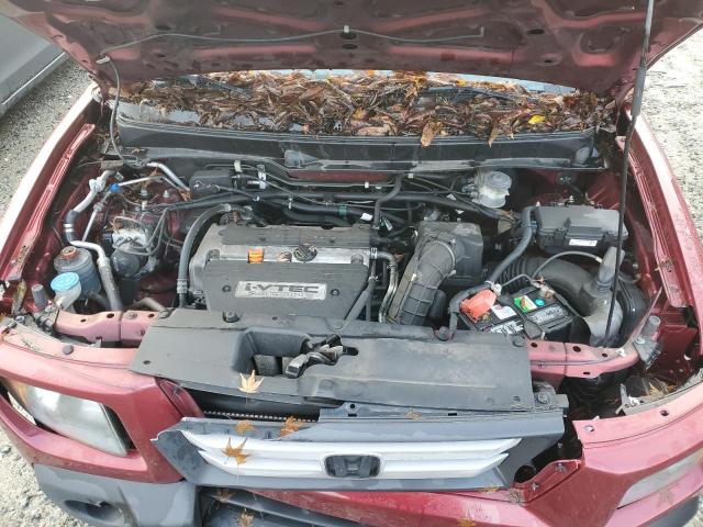 5J6YH28767L011273 - 2007 HONDA ELEMENT EX MAROON photo 12