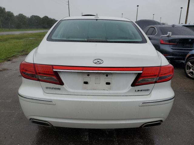 KMHFC4DF0BA544501 - 2011 HYUNDAI AZERA GLS WHITE photo 6