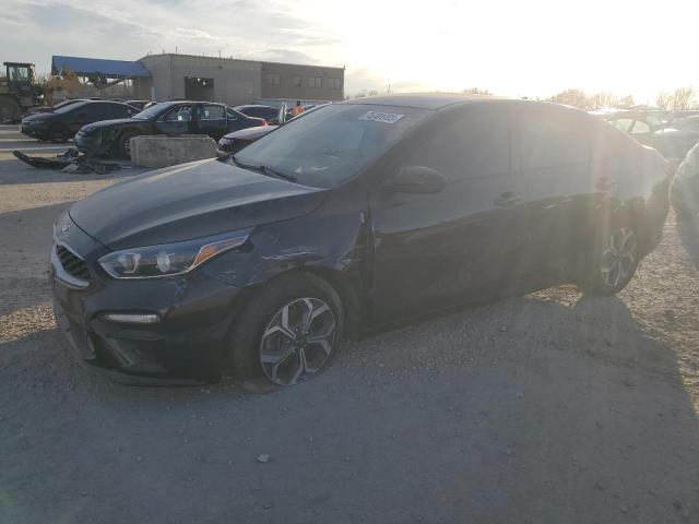 3KPF24AD2KE016997 - 2019 KIA FORTE FE BLACK photo 1