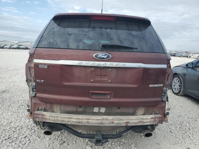 1FM5K7D81FGC38279 - 2015 FORD EXPLORER XLT MAROON photo 6