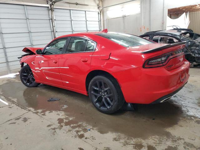 2C3CDXBG1MH512733 - 2021 DODGE CHARGER SXT RED photo 2