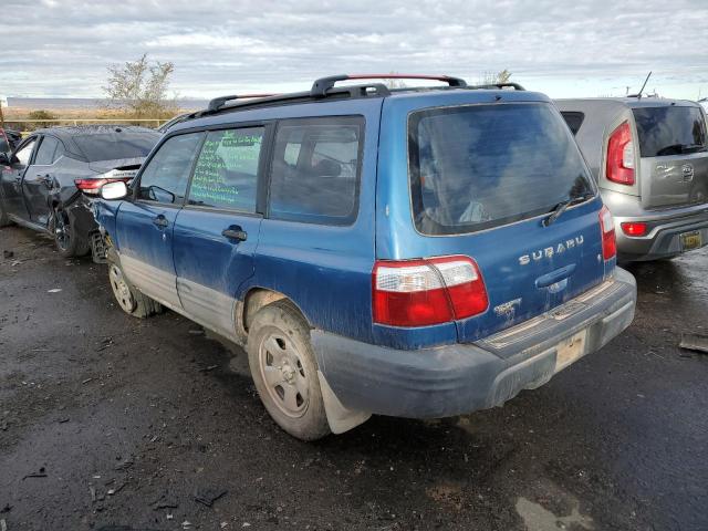 JF1SF63591H767971 - 2001 SUBARU FORESTER L BLUE photo 2