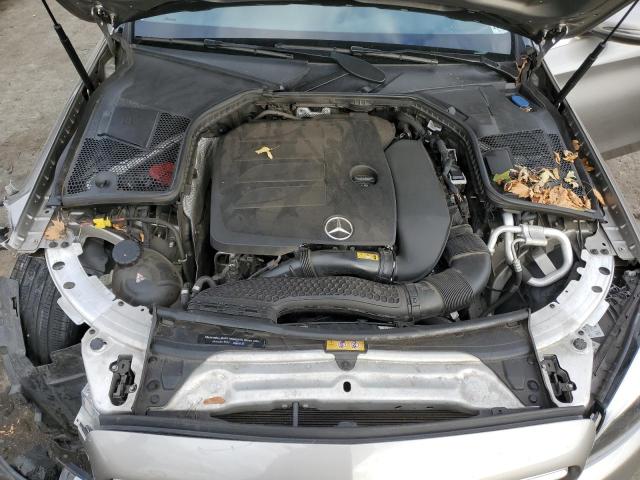 55SWF8EB4KU283829 - 2019 MERCEDES-BENZ C 300 4MATIC GRAY photo 11