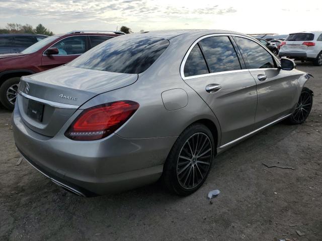 55SWF8EB4KU283829 - 2019 MERCEDES-BENZ C 300 4MATIC GRAY photo 3