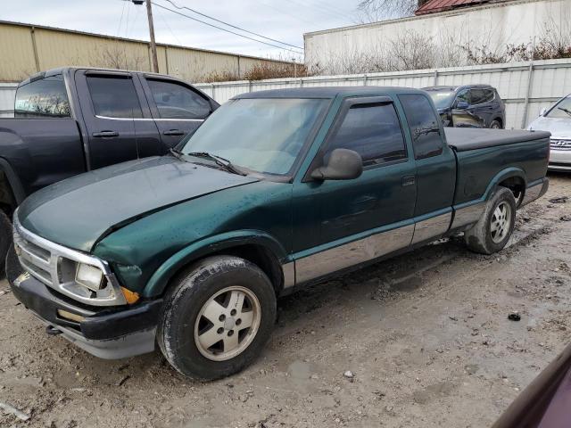 1GCCT19X7V8141098 - 1997 CHEVROLET S TRUCK S10 GREEN photo 1