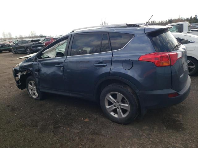 2T3WFREVXEW078595 - 2014 TOYOTA RAV4 XLE GRAY photo 2