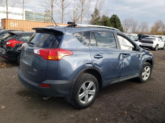 2T3WFREVXEW078595 - 2014 TOYOTA RAV4 XLE GRAY photo 3