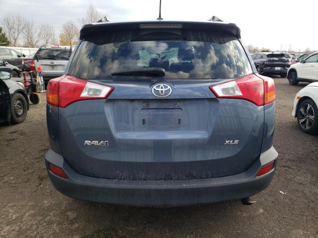 2T3WFREVXEW078595 - 2014 TOYOTA RAV4 XLE GRAY photo 6