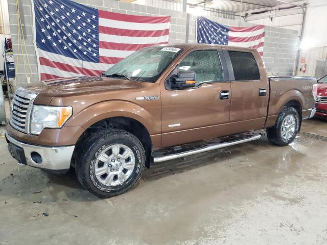 1FTFW1ET5BKD34713 - 2011 FORD F150 SUPERCREW BROWN photo 1