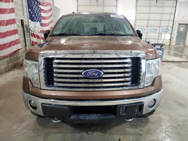 1FTFW1ET5BKD34713 - 2011 FORD F150 SUPERCREW BROWN photo 5