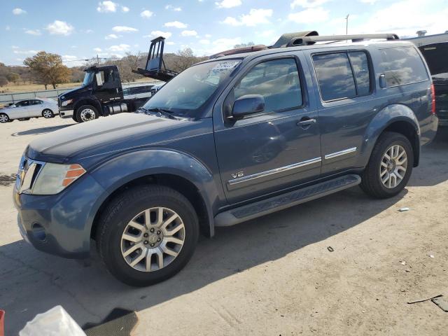 5N1BR18A38C603614 - 2008 NISSAN PATHFINDER LE BLUE photo 1