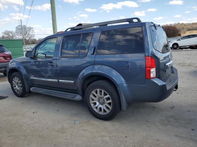 5N1BR18A38C603614 - 2008 NISSAN PATHFINDER LE BLUE photo 2
