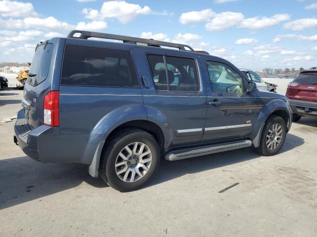 5N1BR18A38C603614 - 2008 NISSAN PATHFINDER LE BLUE photo 3