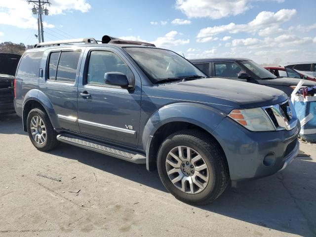 5N1BR18A38C603614 - 2008 NISSAN PATHFINDER LE BLUE photo 4