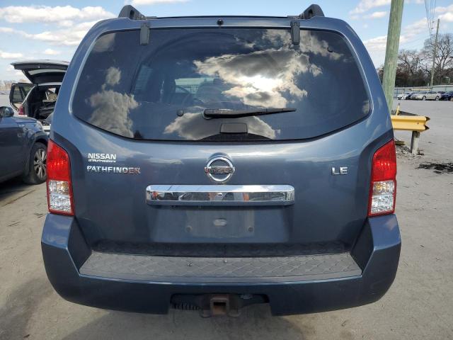 5N1BR18A38C603614 - 2008 NISSAN PATHFINDER LE BLUE photo 6