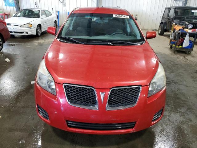 5Y2SP67869Z425637 - 2009 PONTIAC VIBE RED photo 5