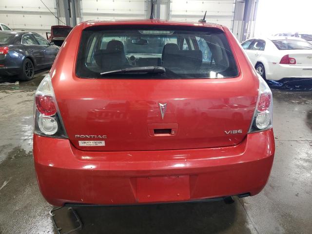 5Y2SP67869Z425637 - 2009 PONTIAC VIBE RED photo 6