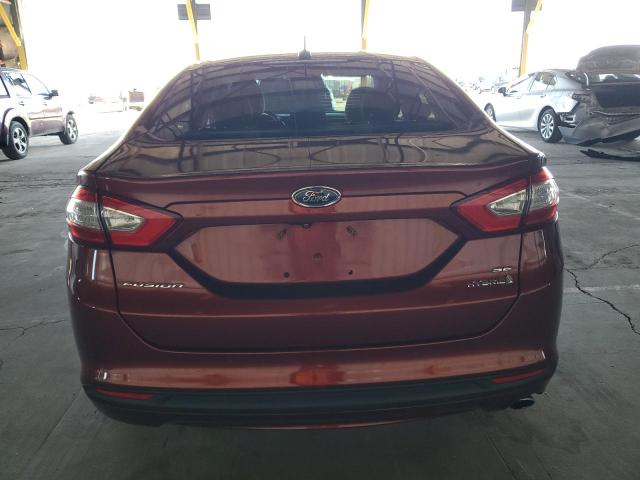 3FA6P0LU2ER122294 - 2014 FORD FUSION SE HYBRID RED photo 6