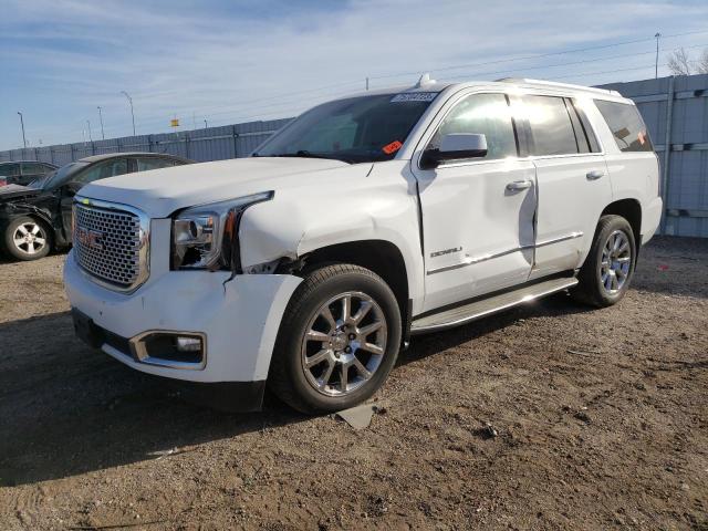 1GKS2CKJ4FR546075 - 2015 GMC YUKON DENALI WHITE photo 1