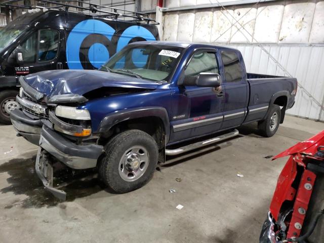 1GCGK29U4YE416142 - 2000 CHEVROLET SILVERADO K2500 BLUE photo 1