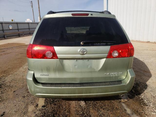 5TDZK22C19S278016 - 2009 TOYOTA SIENNA XLE GREEN photo 6