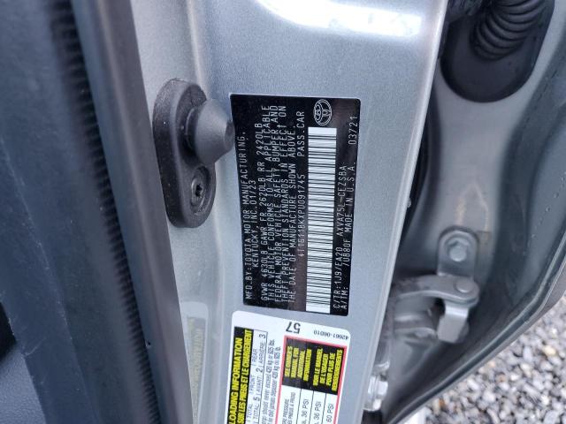 4T1G11BKXPU091745 - 2023 TOYOTA CAMRY SE NIGHT SHADE SILVER photo 12