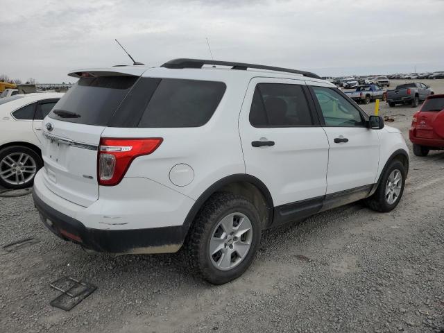 1FM5K8B84EGB79333 - 2014 FORD EXPLORER WHITE photo 3