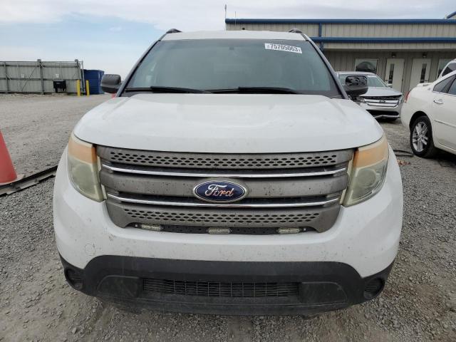 1FM5K8B84EGB79333 - 2014 FORD EXPLORER WHITE photo 5