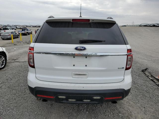 1FM5K8B84EGB79333 - 2014 FORD EXPLORER WHITE photo 6