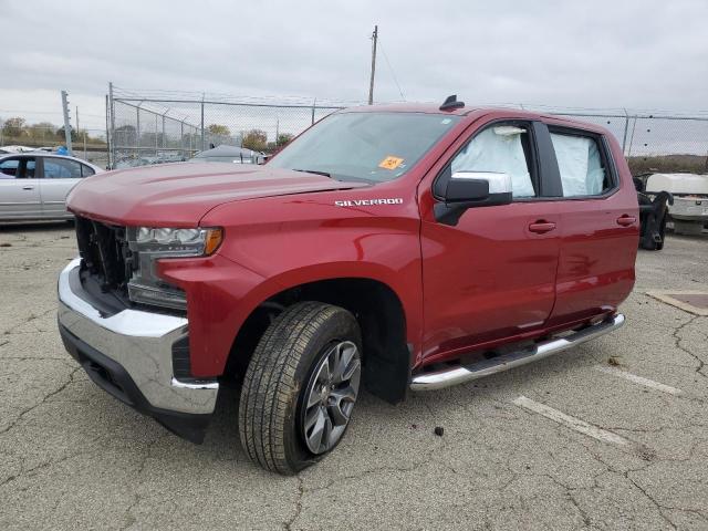 1GCUYDED2MZ252332 - 2021 CHEVROLET SILVERADO K1500 LT RED photo 1