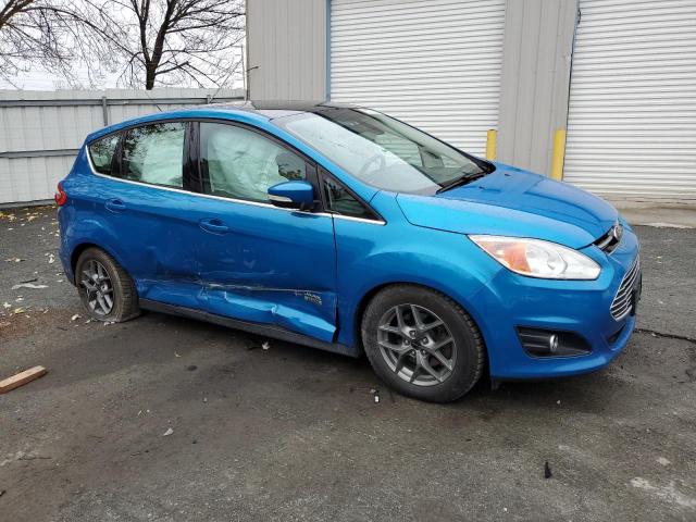 1FADP5CU1DL535356 - 2013 FORD C-MAX PREMIUM BLUE photo 4