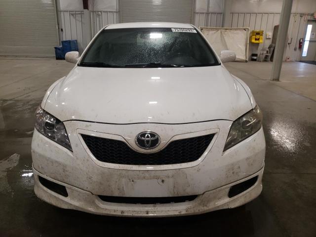 4T1BE46K99U917126 - 2009 TOYOTA CAMRY BASE WHITE photo 5