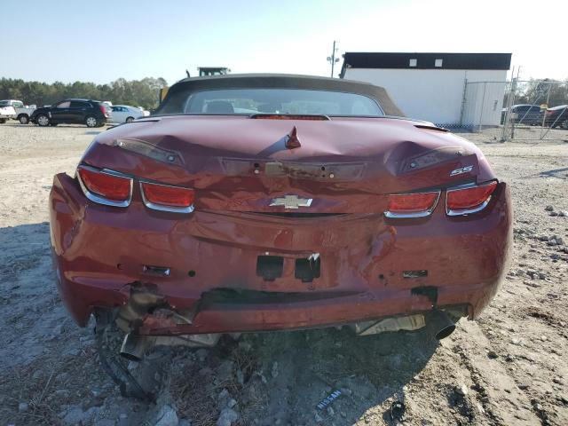 2G1FK3DJ7B9189482 - 2011 CHEVROLET CAMARO 2SS RED photo 6