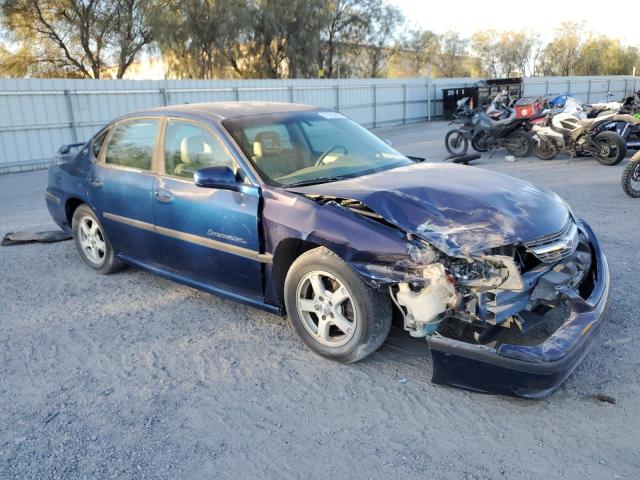 2G1WH55K839162553 - 2003 CHEVROLET IMPALA LS BLUE photo 4