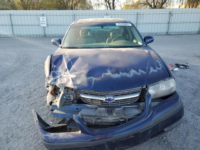 2G1WH55K839162553 - 2003 CHEVROLET IMPALA LS BLUE photo 5