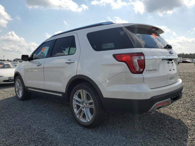 1FM5K7F89HGD36217 - 2017 FORD EXPLORER LIMITED WHITE photo 2