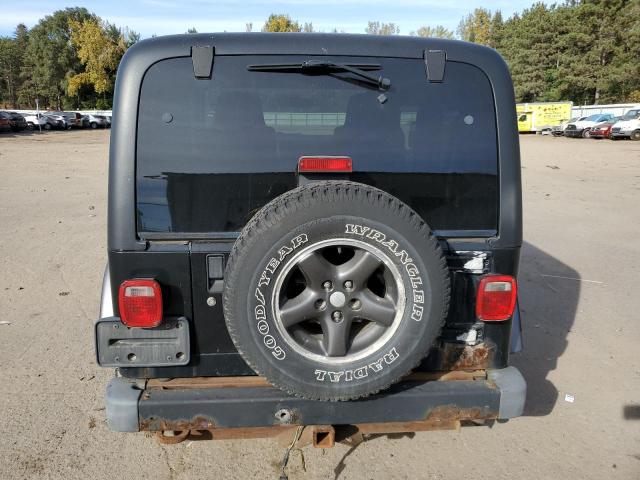 1J4FA39S24P739102 - 2004 JEEP WRANGLER X BLACK photo 6