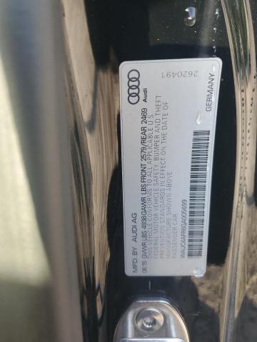 WAUC4AFR6GA005699 - 2016 AUDI S5 PREMIUM PLUS შავი ფოტო 12