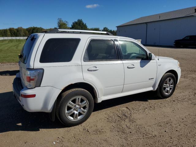 4M2CU87158KJ13922 - 2008 MERCURY MARINER PREMIER WHITE photo 3