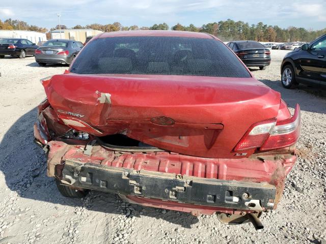 4T1BE46K17U134086 - 2007 TOYOTA CAMRY CE RED photo 6