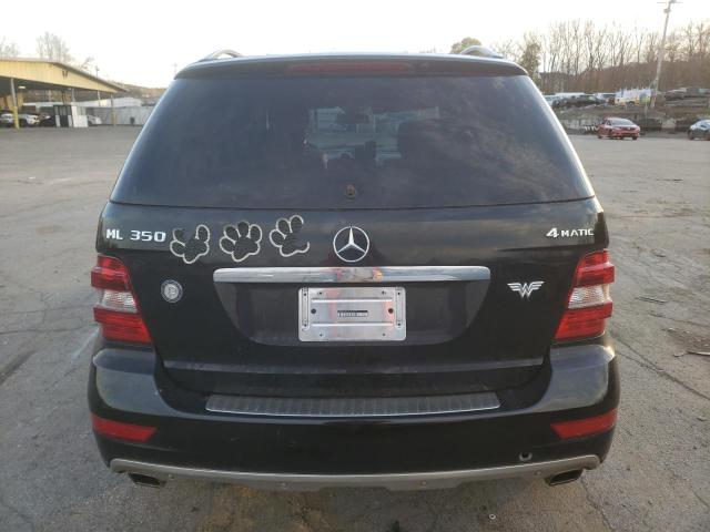 4JGBB8GB3AA572017 - 2010 MERCEDES-BENZ ML 350 4MATIC BLACK photo 6