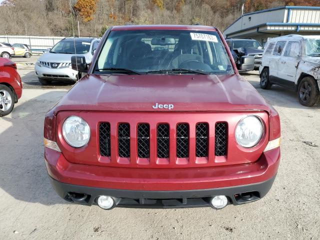 1C4NJRFBXCD689171 - 2012 JEEP PATRIOT LATITUDE BURGUNDY photo 5