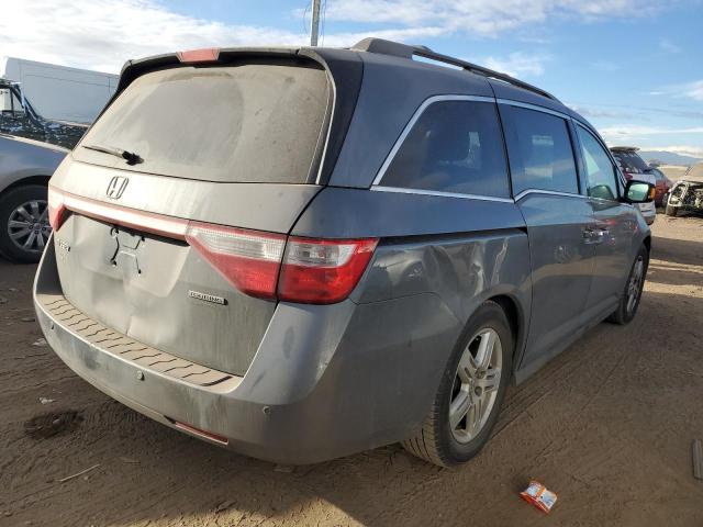 5FNRL5H93CB130553 - 2012 HONDA ODYSSEY TOURING GRAY photo 3