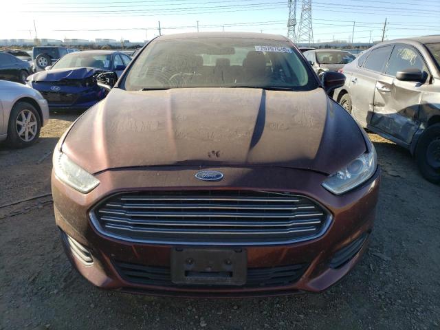 3FA6P0UU5GR352218 - 2016 FORD FUSION S HYBRID MAROON photo 5