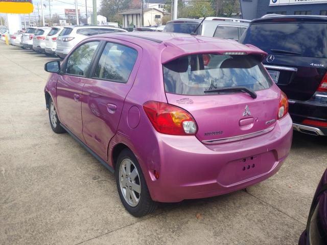 ML32A4HJ4FH013745 - 2015 MITSUBISHI MIRAGE ES PINK photo 3