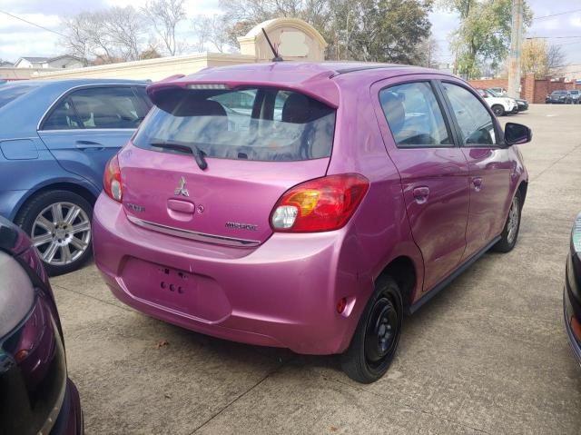 ML32A4HJ4FH013745 - 2015 MITSUBISHI MIRAGE ES PINK photo 4