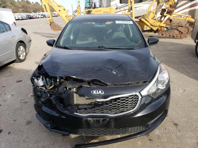 KNAFK4A66F5295287 - 2015 KIA FORTE LX BLACK photo 5